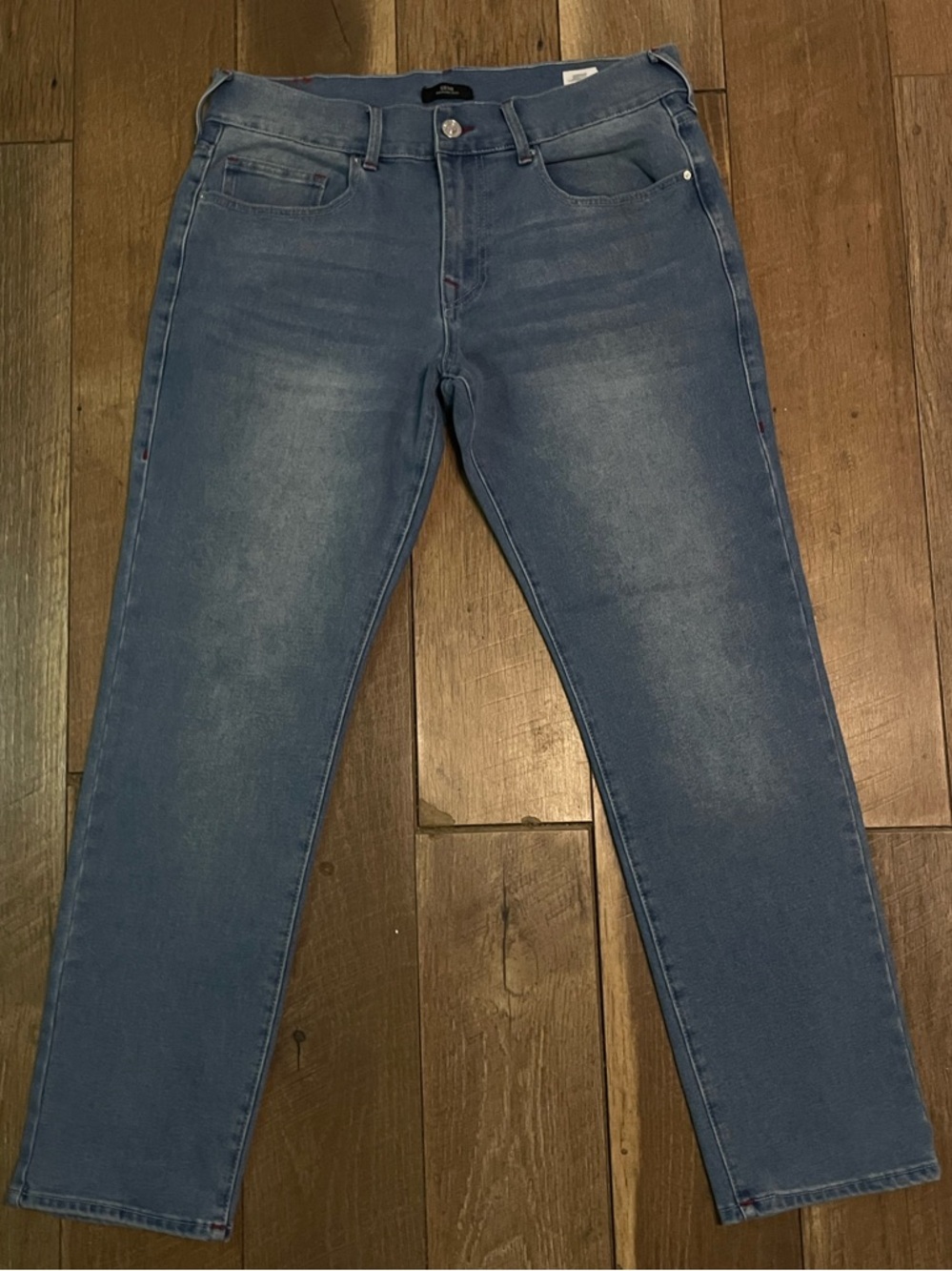 True Religion Men's Light Blue Slim Straight Jeans